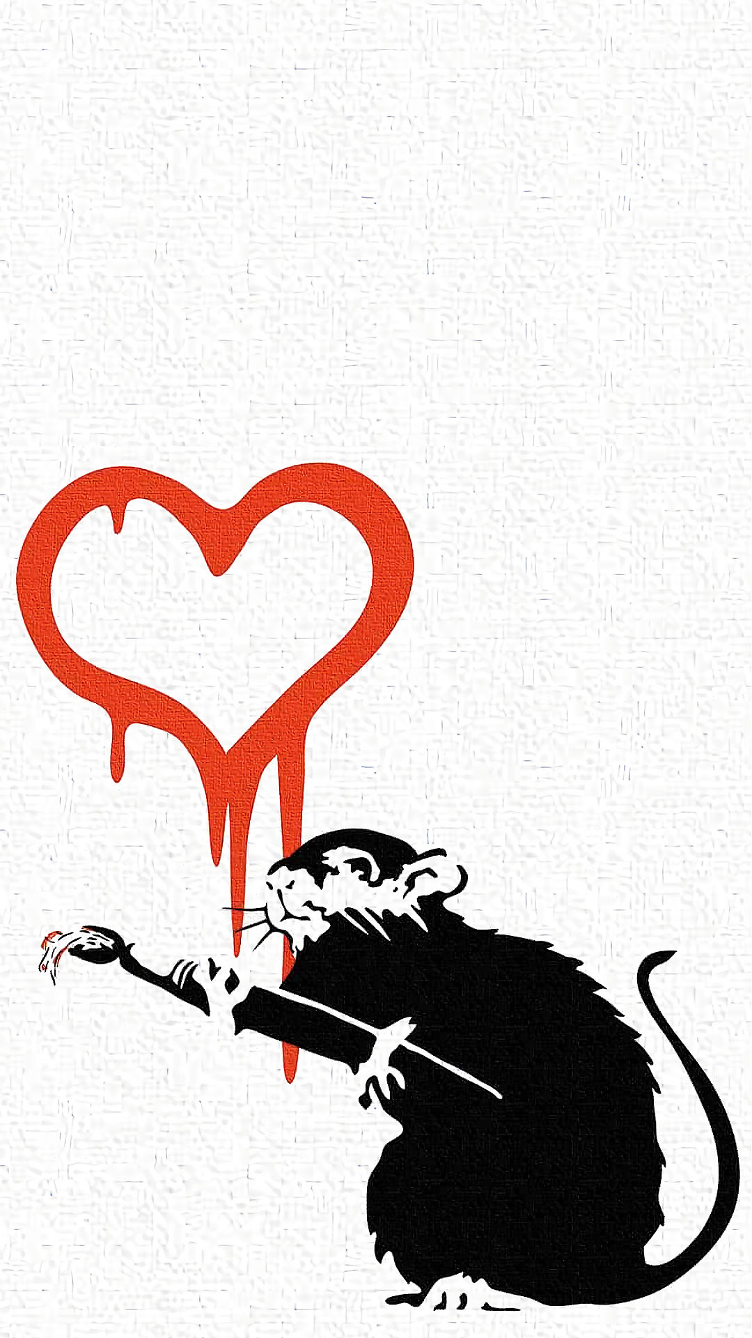 バンクシー Banksy ネズミの無料待ち受け画像 スマホ壁紙 Iphone Android 2 待ち受けparadise
