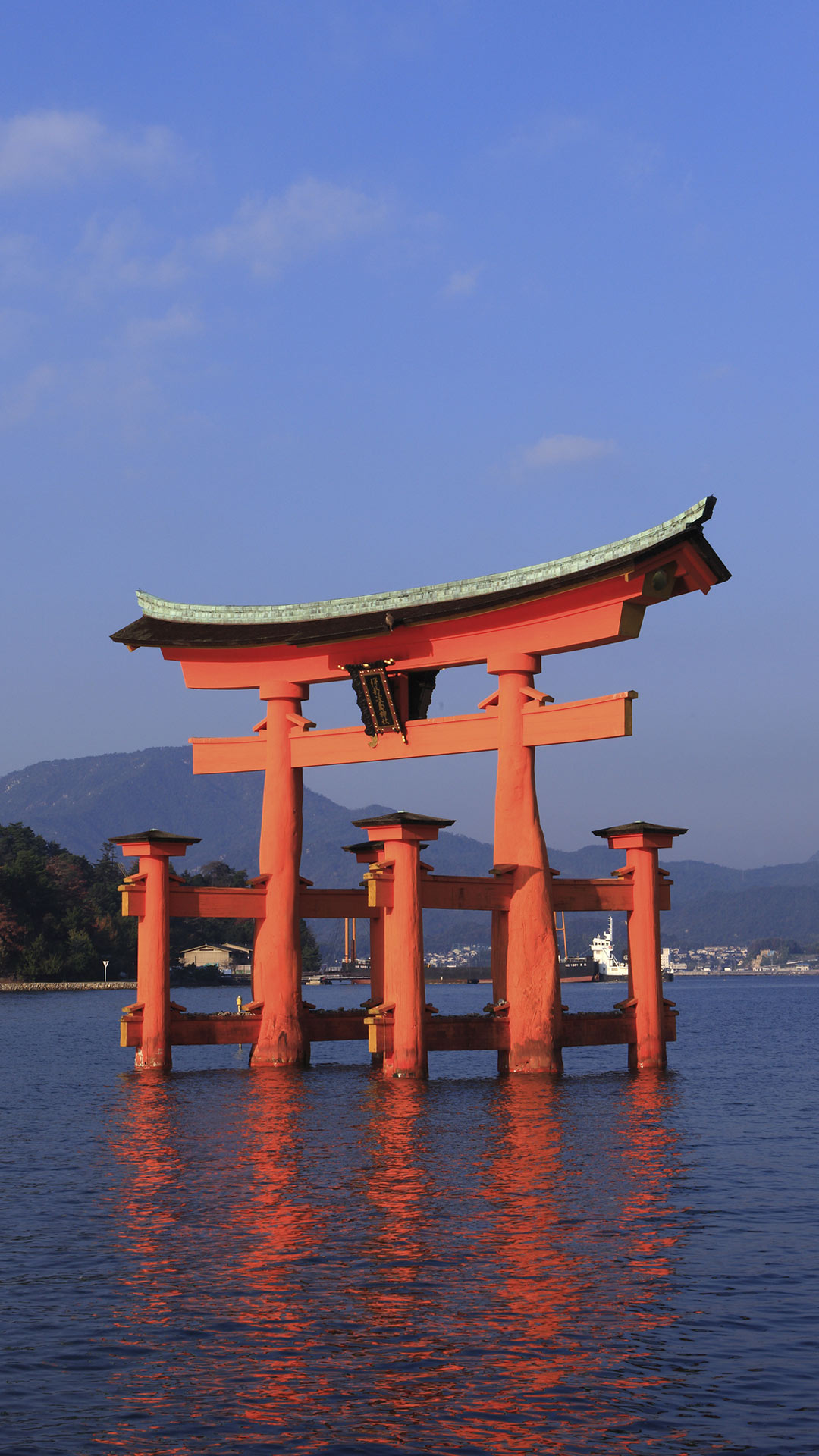 宮島 厳島神社大鳥居の無料待ち受け画像 スマホ壁紙 Iphone Android 1 待ち受けparadise